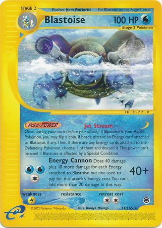 Blastoise - 37/165 - Rare available at 401 Games Canada