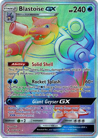 Blastoise GX - 218/214 - Hyper Rare available at 401 Games Canada