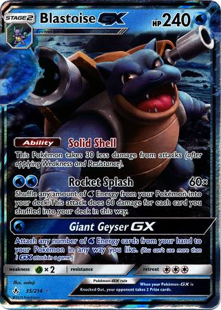 Blastoise GX - 35/214 - Ultra Rare available at 401 Games Canada