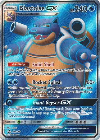 Blastoise GX - SM189 - Full Art Promo available at 401 Games Canada