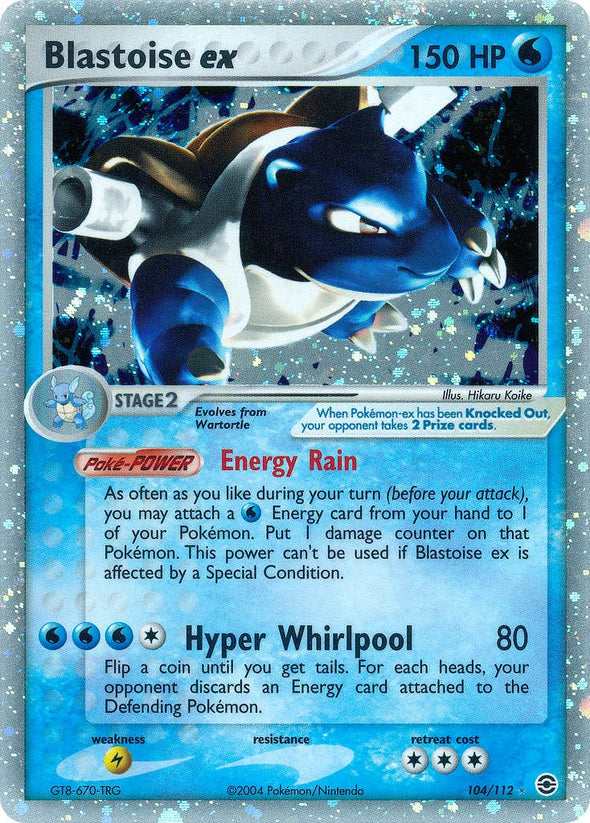 Blastoise ex - 104/112 - Ultra Rare available at 401 Games Canada