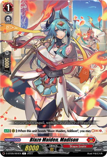 Blaze Maiden, Madison - D-BT09/064 - Common available at 401 Games Canada