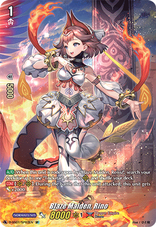 Blaze Maiden, Rino - D-SS01/SP03 - SP available at 401 Games Canada