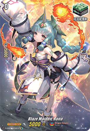 Blaze Maiden, Rona - D-SS01/SP06 - SP available at 401 Games Canada