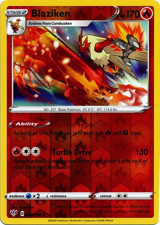 Blaziken - 024/189 - Holo Rare - Reverse Holo available at 401 Games Canada