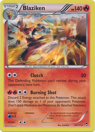 Blaziken - 14/111 - Holo Rare available at 401 Games Canada