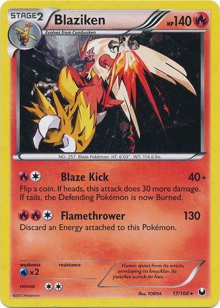 Blaziken - 17/108 - Alternate Holo - Promo available at 401 Games Canada