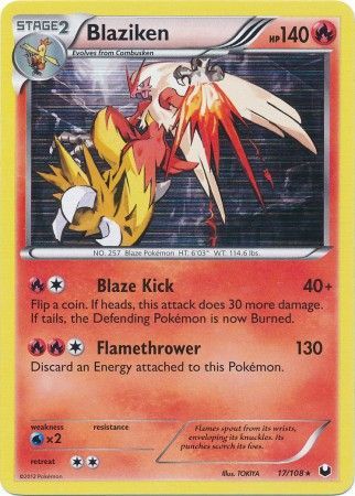 Blaziken - 17/108 - Holo Rare available at 401 Games Canada