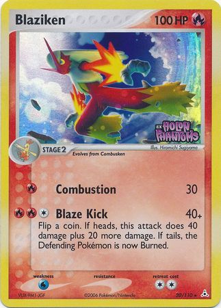 Blaziken - 20/110 - Rare - Reverse Holo available at 401 Games Canada