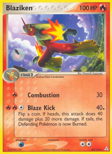 Blaziken - 20/110 - Rare available at 401 Games Canada