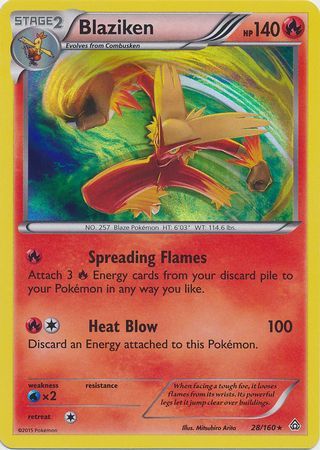 Blaziken - 28/160 - Holo Rare available at 401 Games Canada