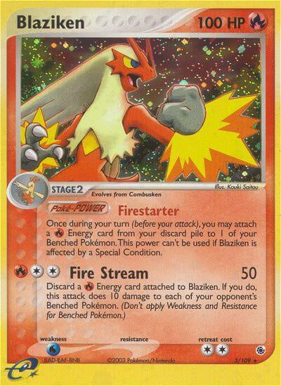 Blaziken - 3/109 - Holo Rare available at 401 Games Canada