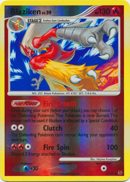 Blaziken - 3/127 - Holo Rare - Reverse Holo available at 401 Games Canada