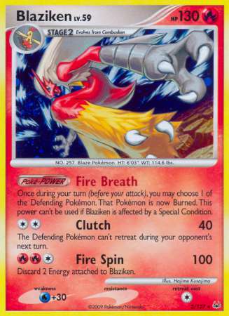 Blaziken - 3/127 - Holo Rare available at 401 Games Canada