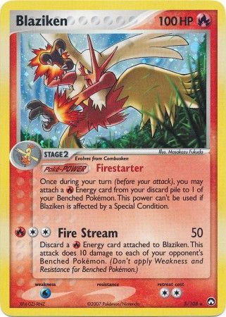 Blaziken - 5/108 - Holo Rare available at 401 Games Canada