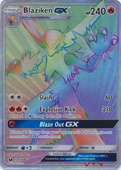 Blaziken GX - 170/168 - Hyper Rare available at 401 Games Canada