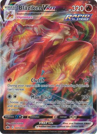 Blaziken VMAX - 021/198 - Ultra Rare available at 401 Games Canada