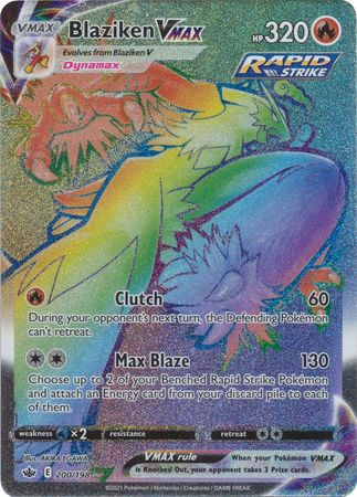 Blaziken VMAX - 200/198 - Hyper Rare available at 401 Games Canada