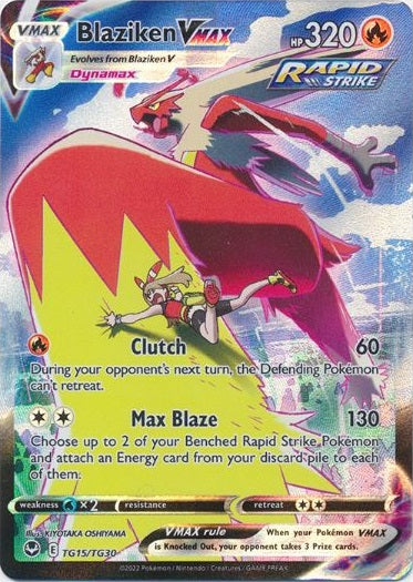 Blaziken VMAX - TG15/TG30 - Ultra Rare available at 401 Games Canada