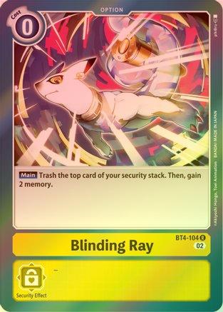 Blinding Ray (Resurgence Booster Reprint) - BT4-104 - Rare (Foil) available at 401 Games Canada