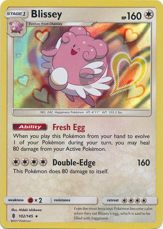 Blissey - 102/145 - Holo Rare available at 401 Games Canada