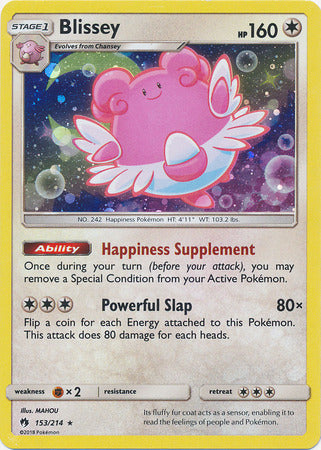 Blissey - 153/214 - Alternate Holo - Promo available at 401 Games Canada