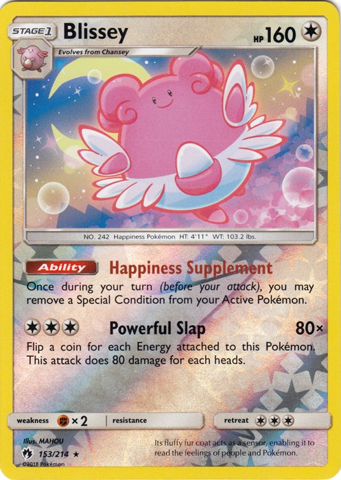 Blissey - 153/214 - Holo Rare - Reverse Holo available at 401 Games Canada