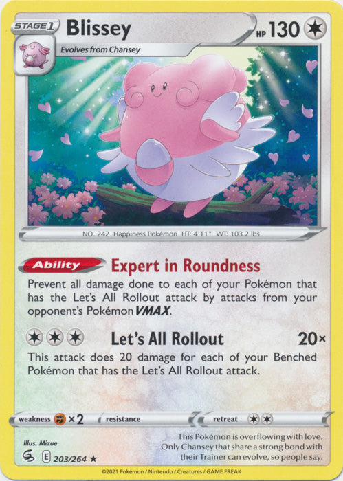 Blissey - 203/264 - Rare available at 401 Games Canada