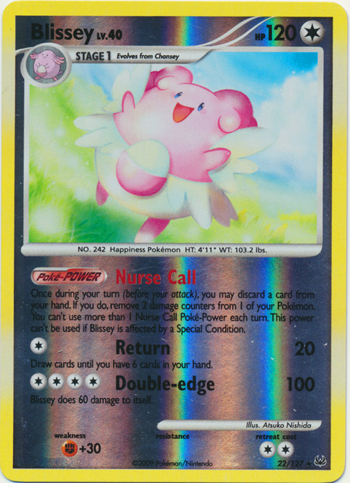 Blissey - 22/127 - Rare - Reverse Holo available at 401 Games Canada