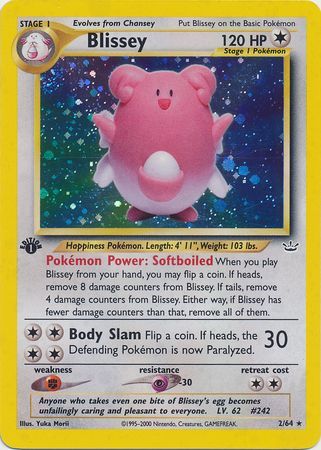 Blissey - 2/64 - Holo - 1st Edition available at 401 Games Canada