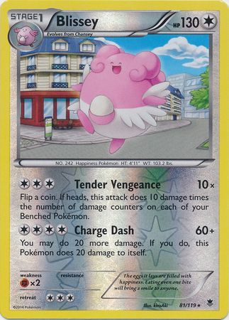 Blissey - 81/119 - Rare - Reverse Holo available at 401 Games Canada