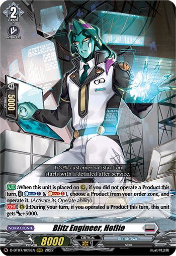 Blitz Engineer, Hoflio - D-BT07/009 - Triple Rare available at 401 Games Canada