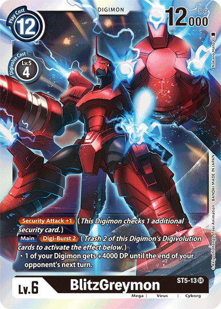 BlitzGreymon - ST5-13 - Super Rare available at 401 Games Canada