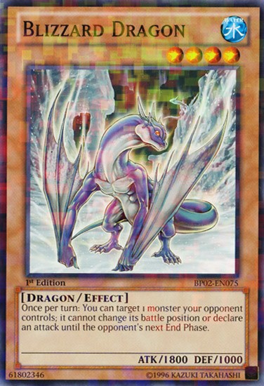 Blizzard Dragon - BP02-EN075 - Mosaic Rare - 1st Edition available at 401 Games Canada