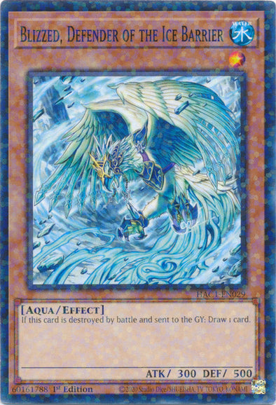 Blizzed, Defender of the Ice Barrier - HAC1-EN029 - Duel Terminal Normal Parallel Rare available at 401 Games Canada