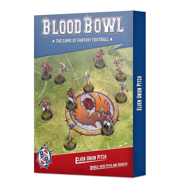 Blood Bowl - Elven Union - Pitch & Dugouts available at 401 Games Canada