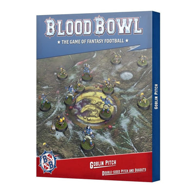 Blood Bowl - Goblin Team - Pitch & Dugouts available at 401 Games Canada