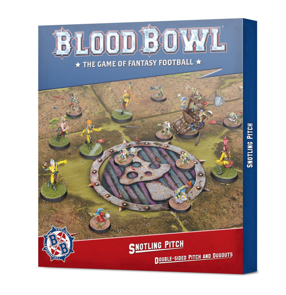 Blood Bowl - Snotling Team - Pitch & Dugouts available at 401 Games Canada