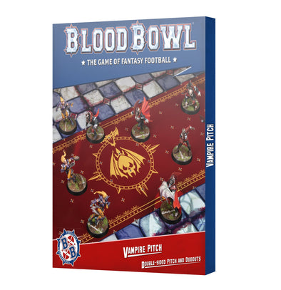 Blood Bowl - Vampire Team - Pitch & Dugouts available at 401 Games Canada