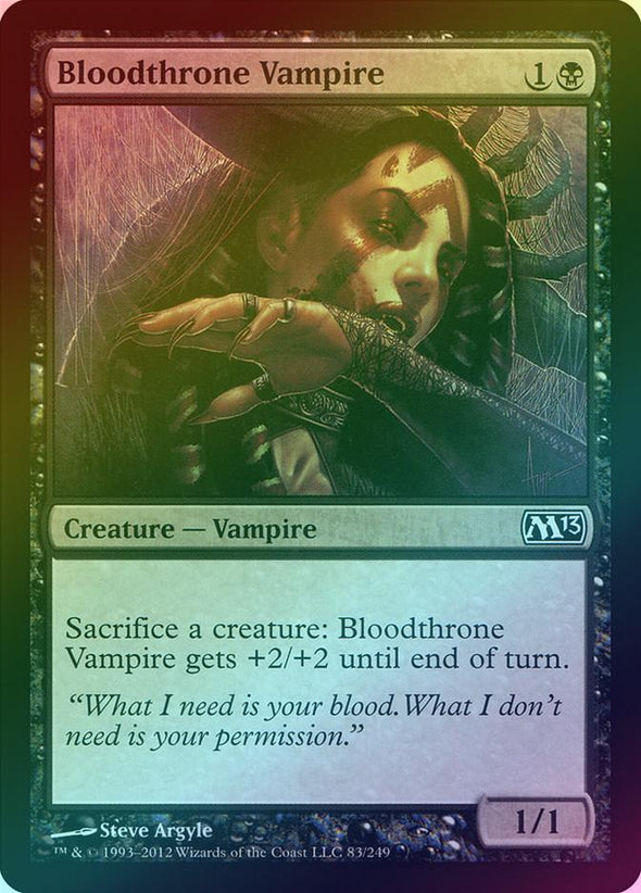 Bloodthrone Vampire (Foil) (M13) available at 401 Games Canada