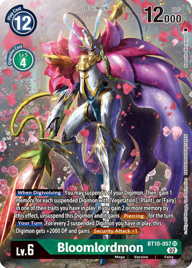 Bloomlordmon (Alternate Art) - BT10-057 - Super Rare available at 401 Games Canada