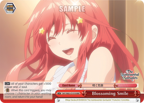 Blossoming Smile - 5HY/W83-E101R - Triple Rare available at 401 Games Canada