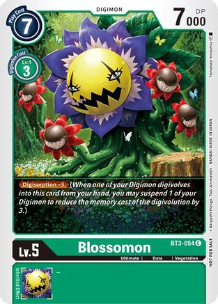 Blossomon (Tamer Party Vol. 5 Promo) - BT3-054 - Common available at 401 Games Canada