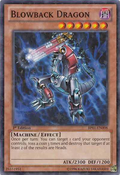 Blowback Dragon - BP01-EN008 - Starfoil Rare - 1st Edition available at 401 Games Canada