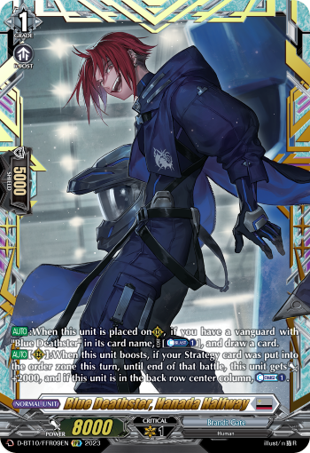 Blue Deathster, Hanada Halfway - D-BT10/FFR09 - Double Frame Rare available at 401 Games Canada