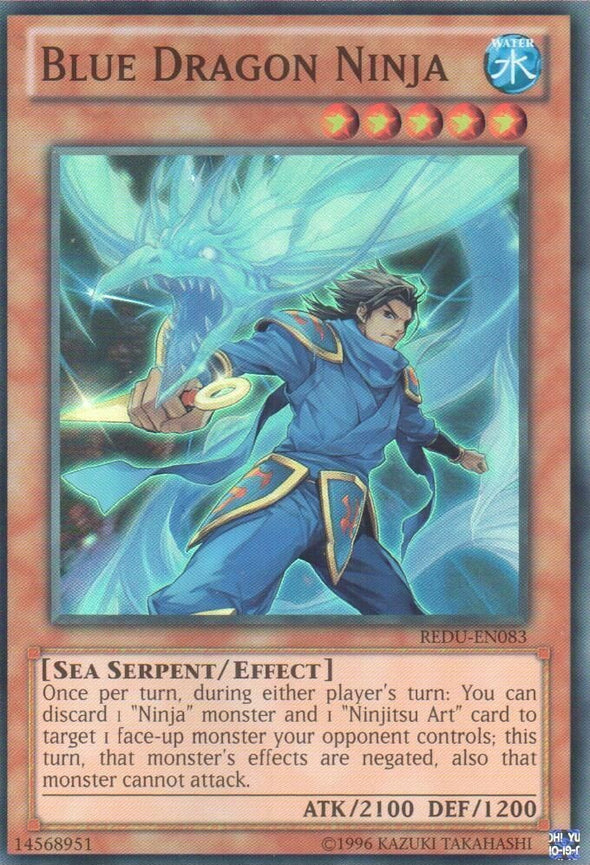 Blue Dragon Ninja - REDU-EN083 - Super Rare - Unlimited available at 401 Games Canada