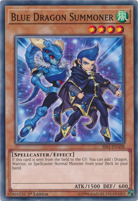 Blue Dragon Summoner - SS01-ENA08 - Common - 1st Edition available at 401 Games Canada