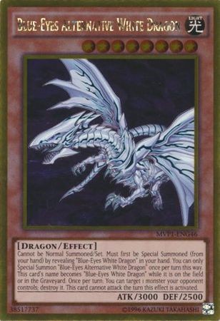 Blue-Eyes Alternative White Dragon - MVP1-ENG46 - Gold Rare - Unlimited available at 401 Games Canada