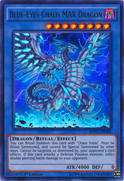 Blue-Eyes Chaos MAX Dragon - MVP1-EN004 - Ultra Rare - 1st Edition available at 401 Games Canada