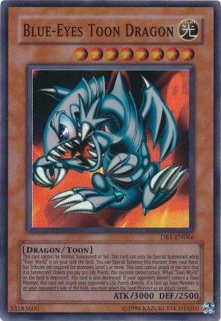 Blue-Eyes Toon Dragon - DB1-EN066 - Super Rare available at 401 Games Canada